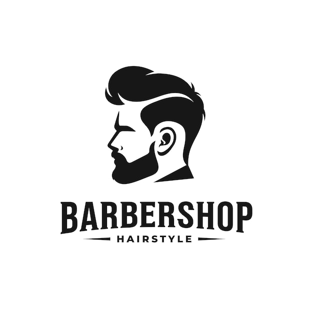El logotipo de la barbería