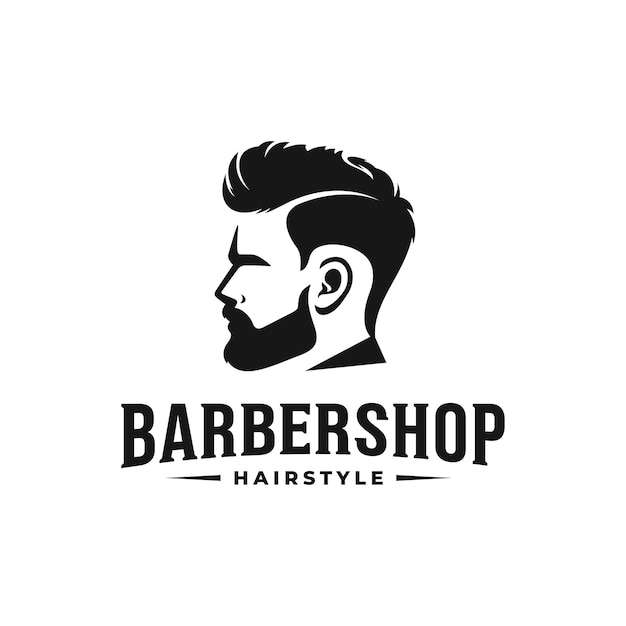 El logotipo de la barbería