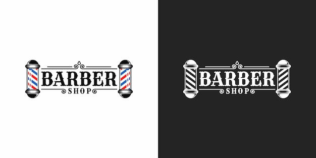 El logotipo de la barbería