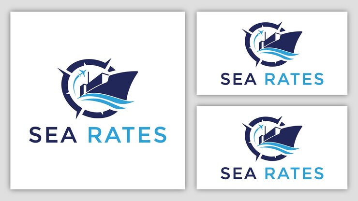 Logotipo de barco abstracto de vector libre