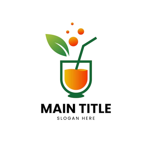 El logotipo de la bebida de jugo