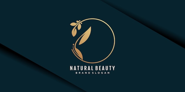 Logotipo de belleza con concepto de mariposa para salón de belleza spa de belleza