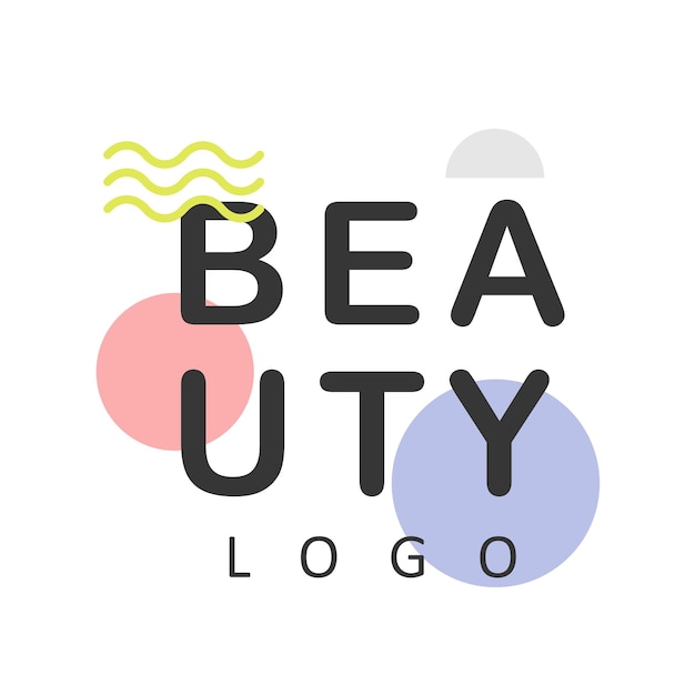 Logotipo de belleza mínima