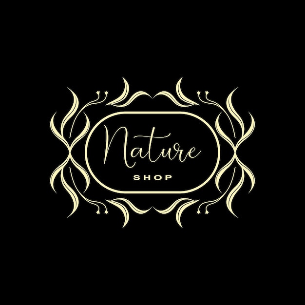 Logotipo de belleza y naturaleza