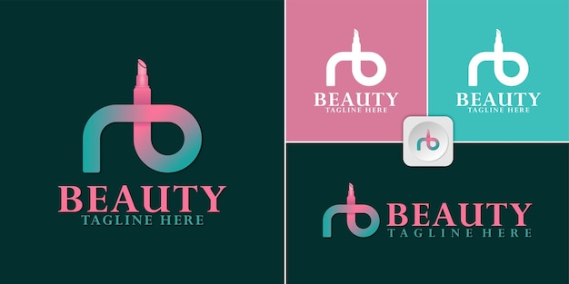 Logotipo de belleza RB