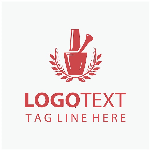 Logotipo de belleza de las uñas