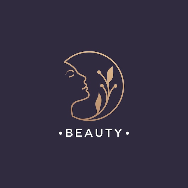 El logotipo de belleza