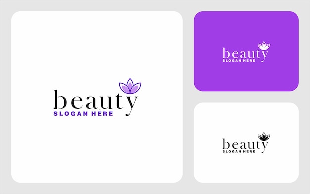 Logotipo de belleza