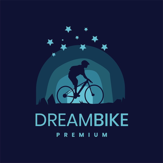 Logotipo de bicicleta de ensueño