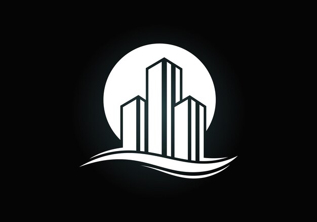 Logotipo de bienes raíces, logotipo de la casa, símbolo del signo del logotipo de la casa