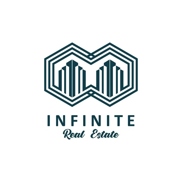 Logotipo de bienes raíces Este logotipo es ideal para empresas inmobiliarias, empresas de desarrollo inmobiliario y similares.