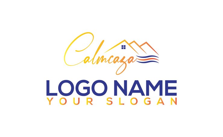 Logotipo de bienes raíces de vector libre