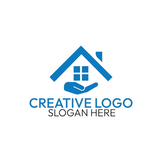 El logotipo de los bienes raíces