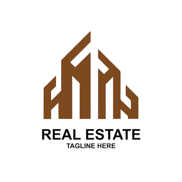 Logotipo de bienes raíces