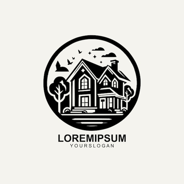 Logotipo de bienes raíces