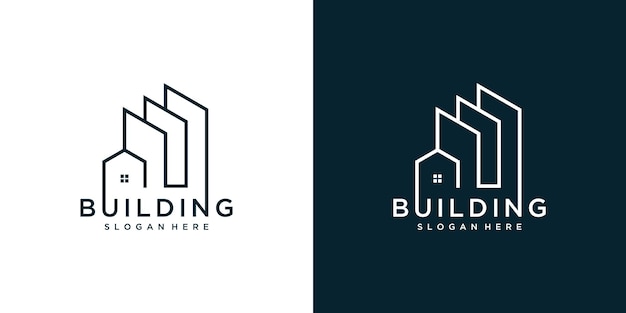 Logotipo de bienes raíces