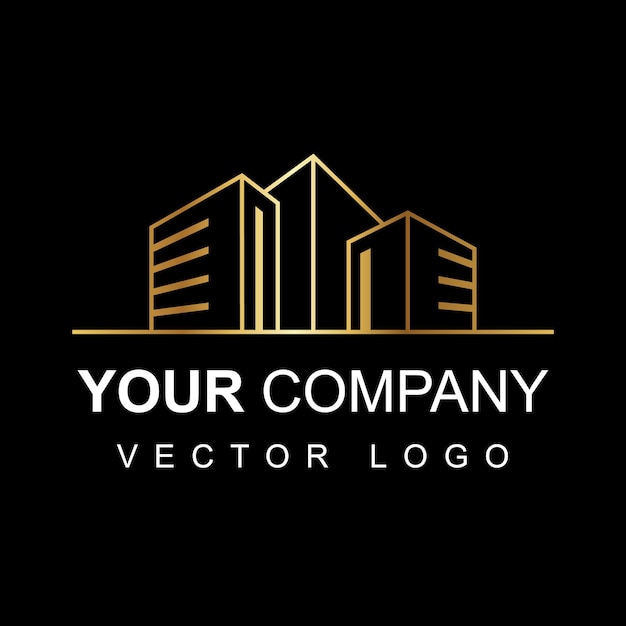 El logotipo de los bienes raíces