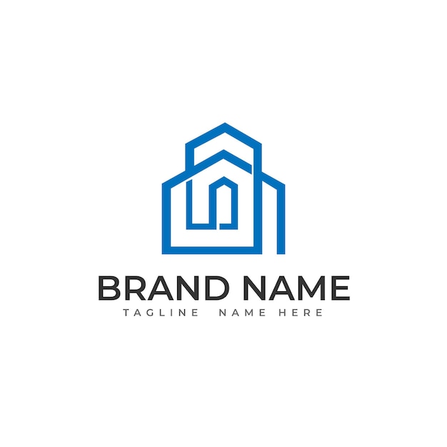 El logotipo de los bienes raíces
