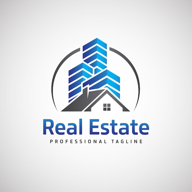 Logotipo de bienes raíces