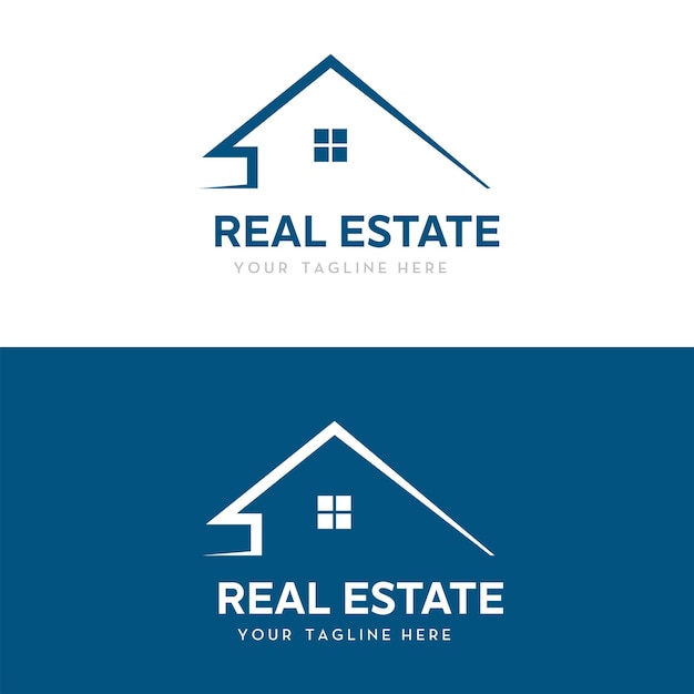 El logotipo de los bienes raíces