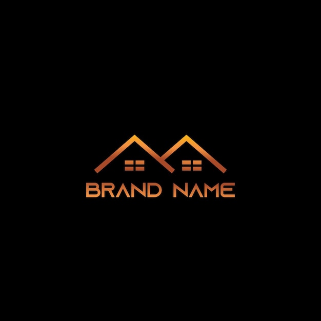 El logotipo de los bienes raíces