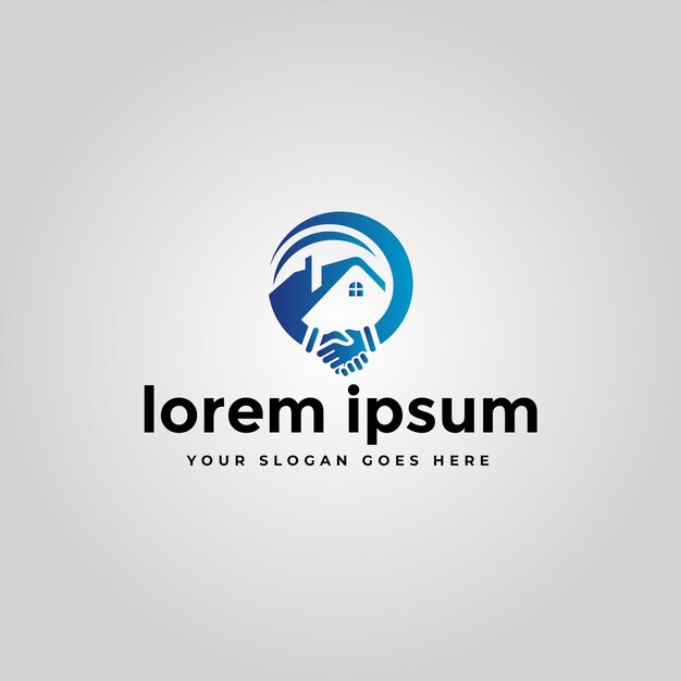 Logotipo de bienes raíces