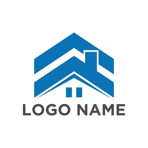 El logotipo de los bienes raíces