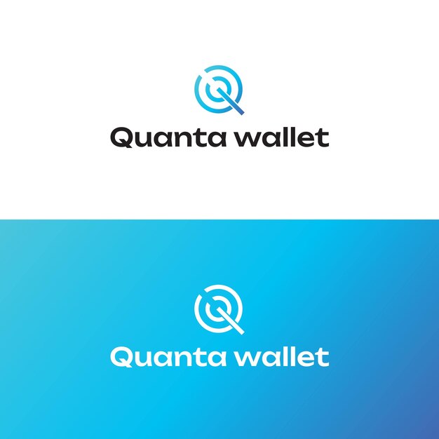El logotipo de la billetera Quanta