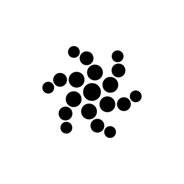 El logotipo de biotrack es simple, elegante y abstracto.