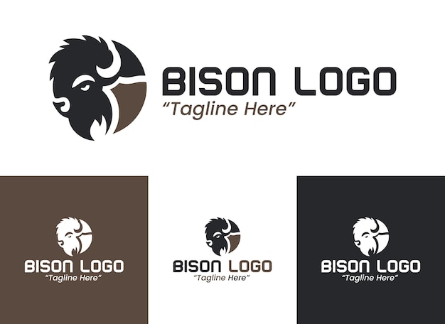 Logotipo de bisonte