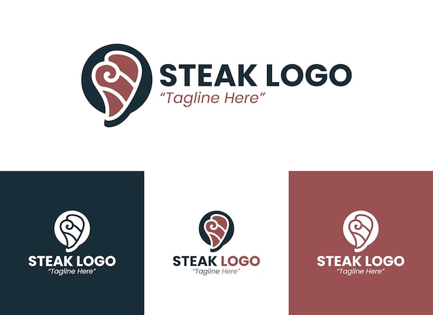 Logotipo de bistec