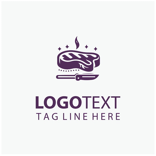 Logotipo de bistec