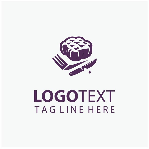 Logotipo de bistec