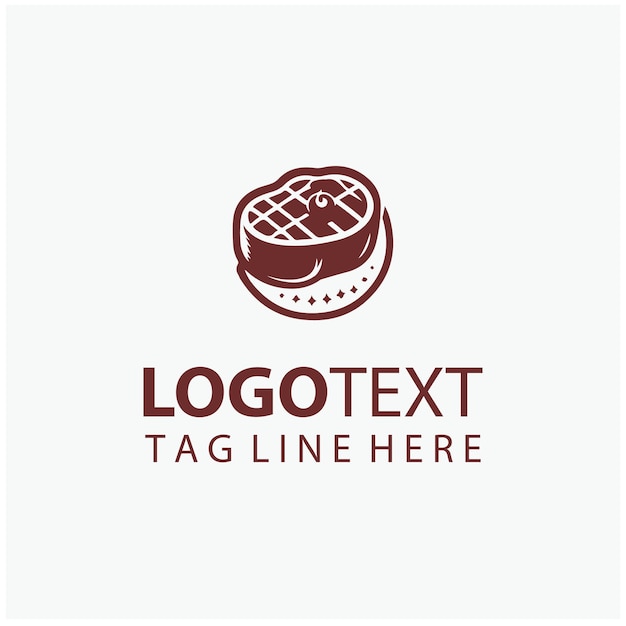 Logotipo de bistec