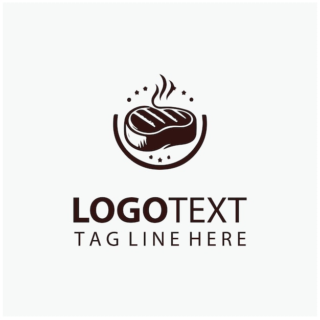 Logotipo de bistec