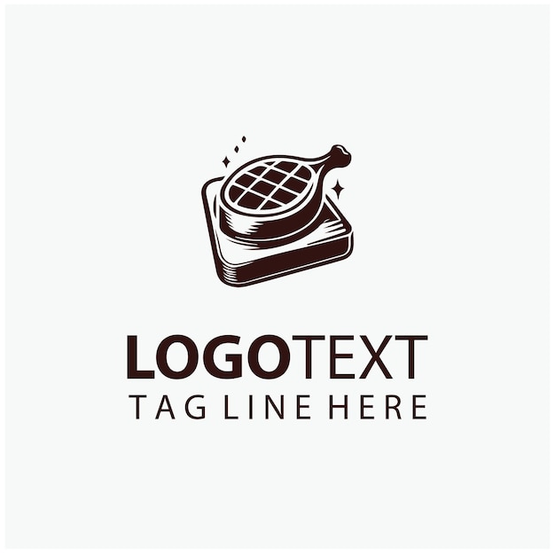 Logotipo de bistec