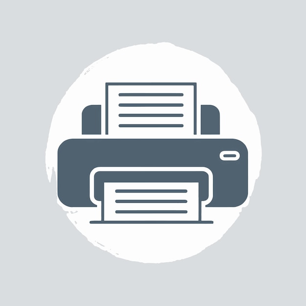 un logotipo blanco y gris con una imagen de un coche con una caja en la parte superior
