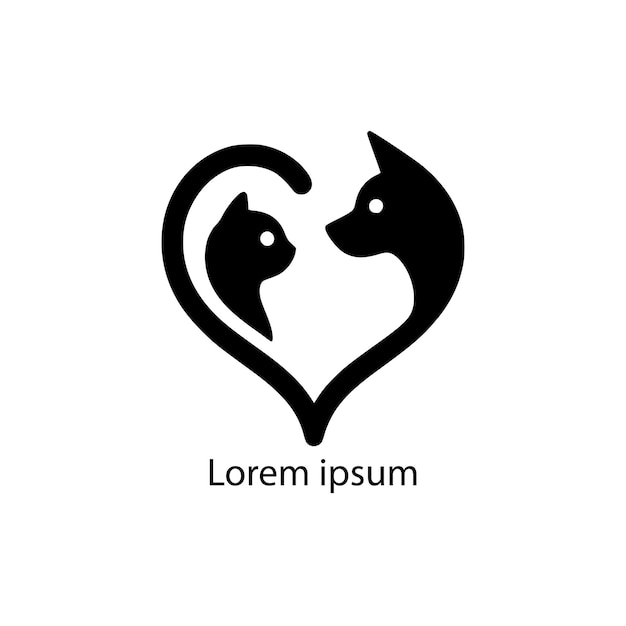 logotipo en blanco y negro para un canguro y un bebé