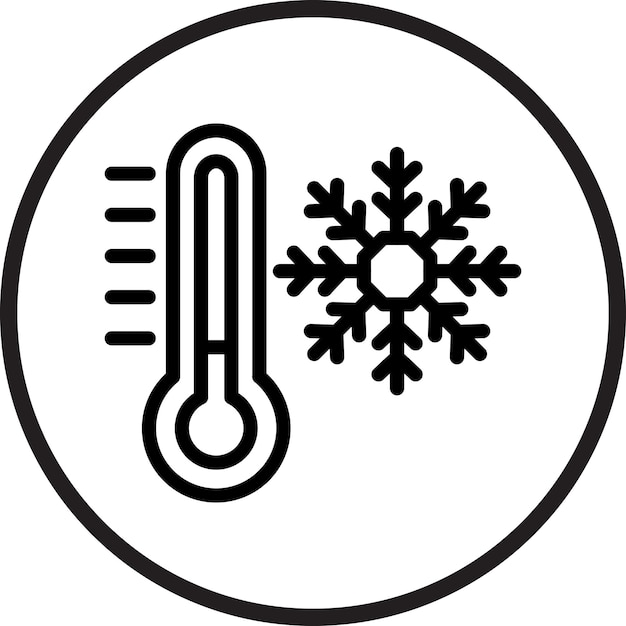 un logotipo en blanco y negro con un copo de nieve en él
