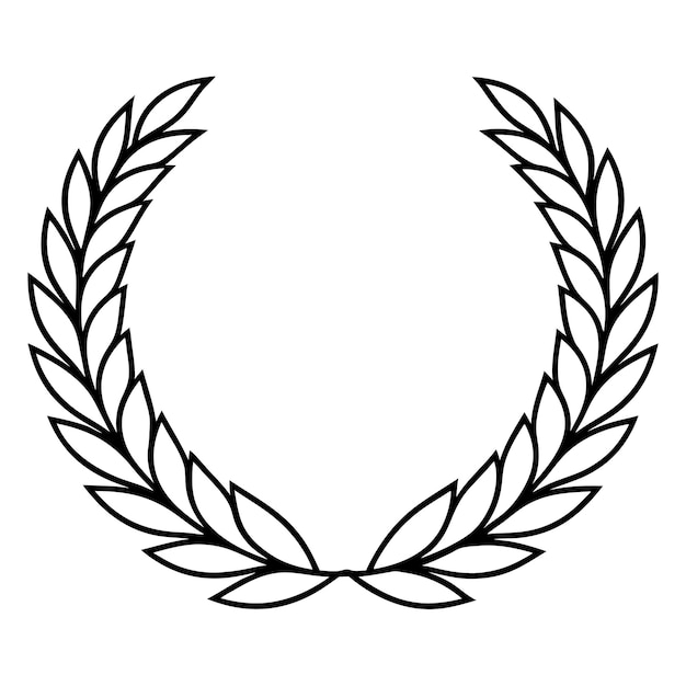 un logotipo en blanco y negro con una corona