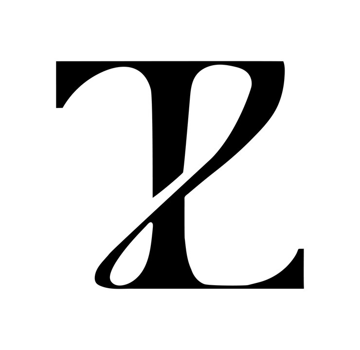 Vector un logotipo en blanco y negro con un fondo blanco