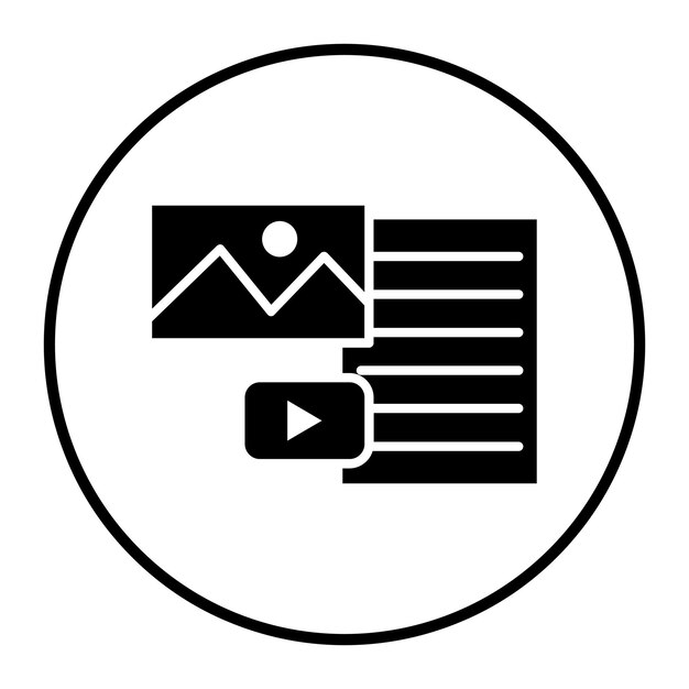 un logotipo en blanco y negro con un icono web en él