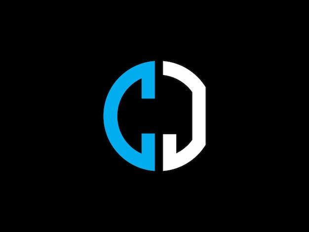 Un logotipo en blanco y negro con las letras c y c sobre un fondo negro