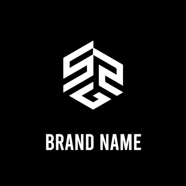 Un logotipo en blanco y negro con las letras s y s en él