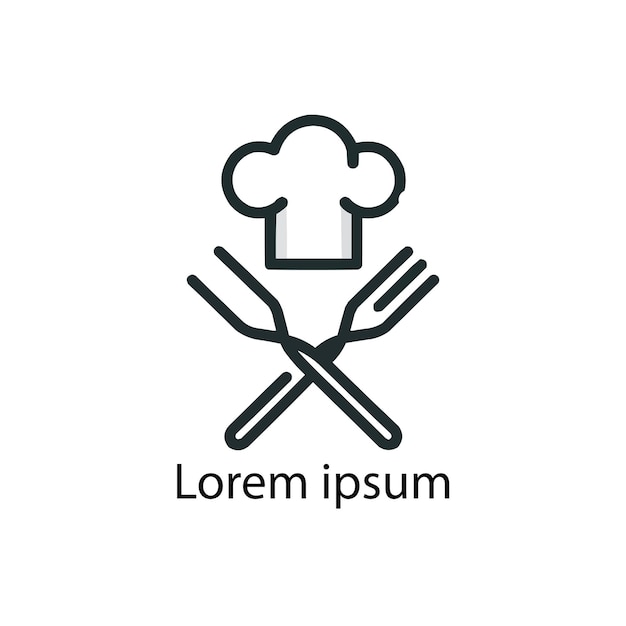 un logotipo en blanco y negro para un libro de cocina