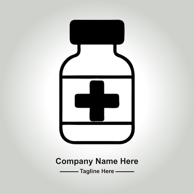 un logotipo en blanco y negro para el nombre de la empresa
