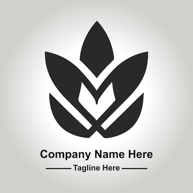 un logotipo en blanco y negro para el nombre de la empresa