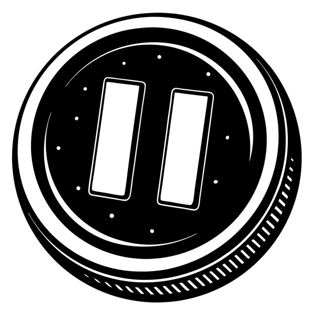 un logotipo en blanco y negro con el número 2