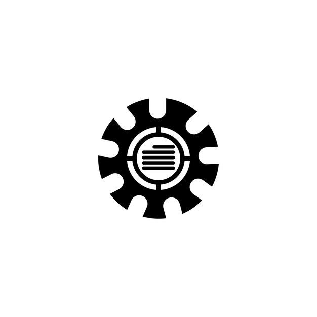 un logotipo en blanco y negro con la palabra h en él