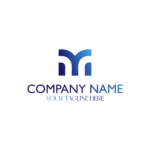 un logotipo blanco para el nombre de la empresa